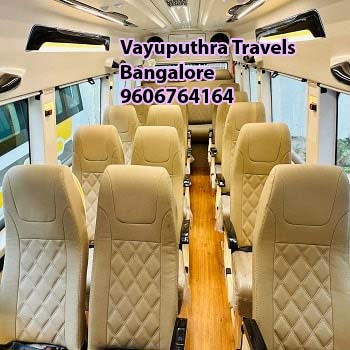14 seater tempo traveller for rent in Bangalore