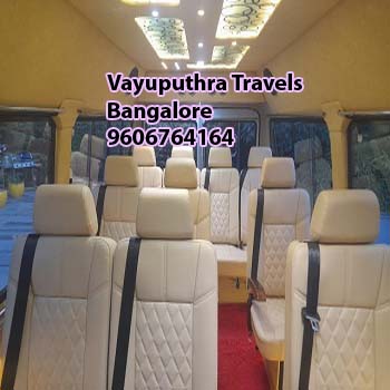 Rent 14 seater luxury tempo traveller
