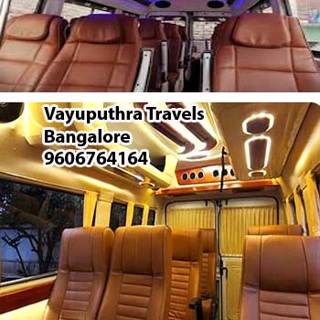 12 seater tempo traveller for rent in Bangalore