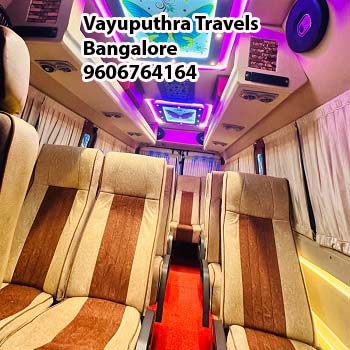 Tempo Traveller 12 Seater rental in Bangalore
