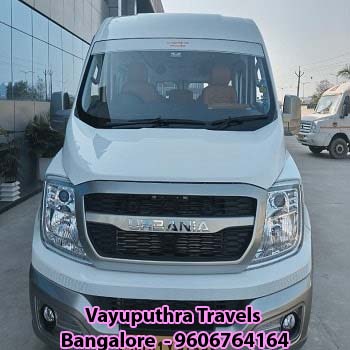 Force urbania 10 seater rental bangalore bengaluru karnataka