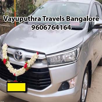 Innova Crysta for rent in Bangalore