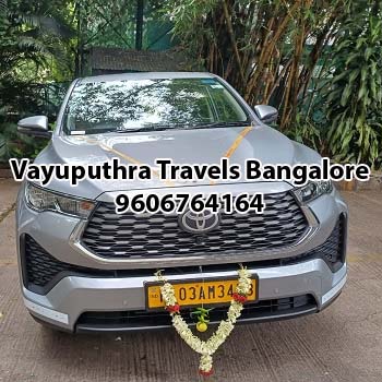 Innova Hycross rent per km Bangalore