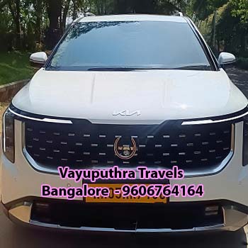 Kia Carnival for rent in Bangalore