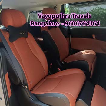 Kia Carnival rent per km Bangalore