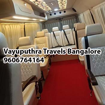 Luxury tempo traveller rent bangalore price
