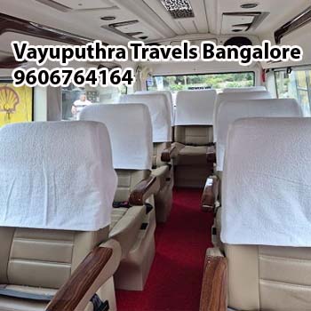 Luxury tempo traveller rent bangalore near me