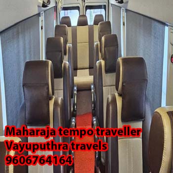 maharaja tempo traveller bangalore price