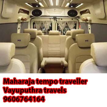 maharaja tempo traveller for rent in bangalore