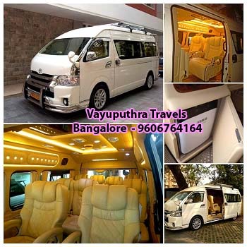 Toyota Commuter for rent in Bangalore