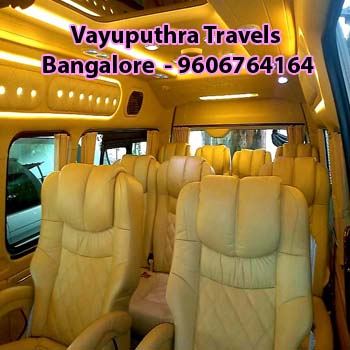 Toyota Commuter rent per km Bangalore